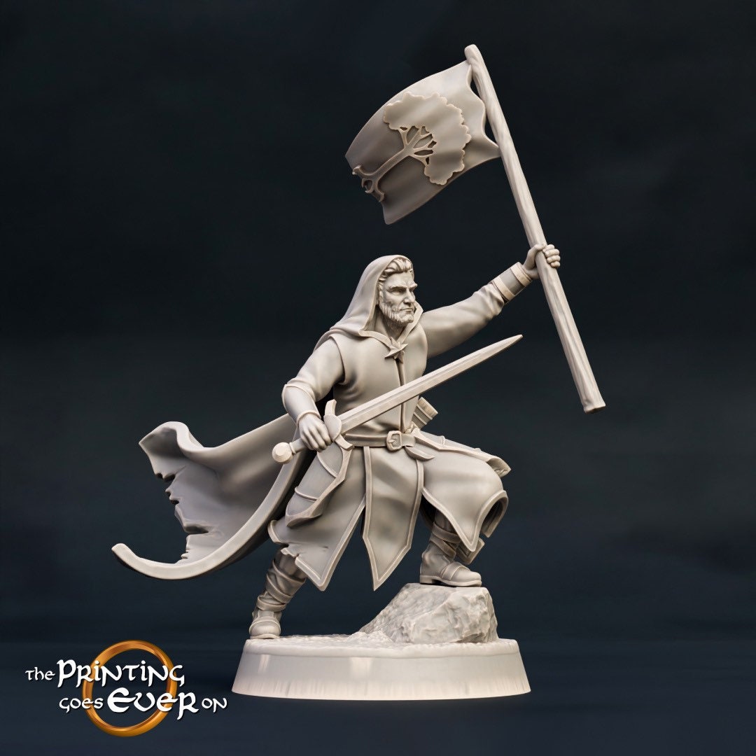 Heathbrant - On Foot (sculpted by Print Goes Ever On)