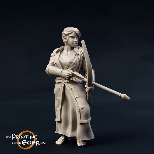Halfling Militia - Archer (sculpted by Print Goes Ever On)