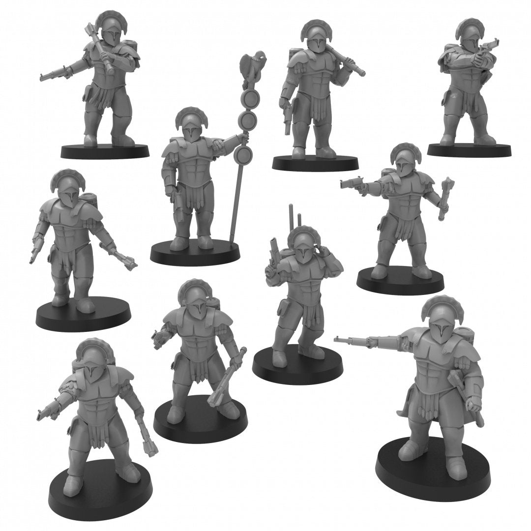 Roman Power Armoured Command (10) (sculpted by That Evil One)