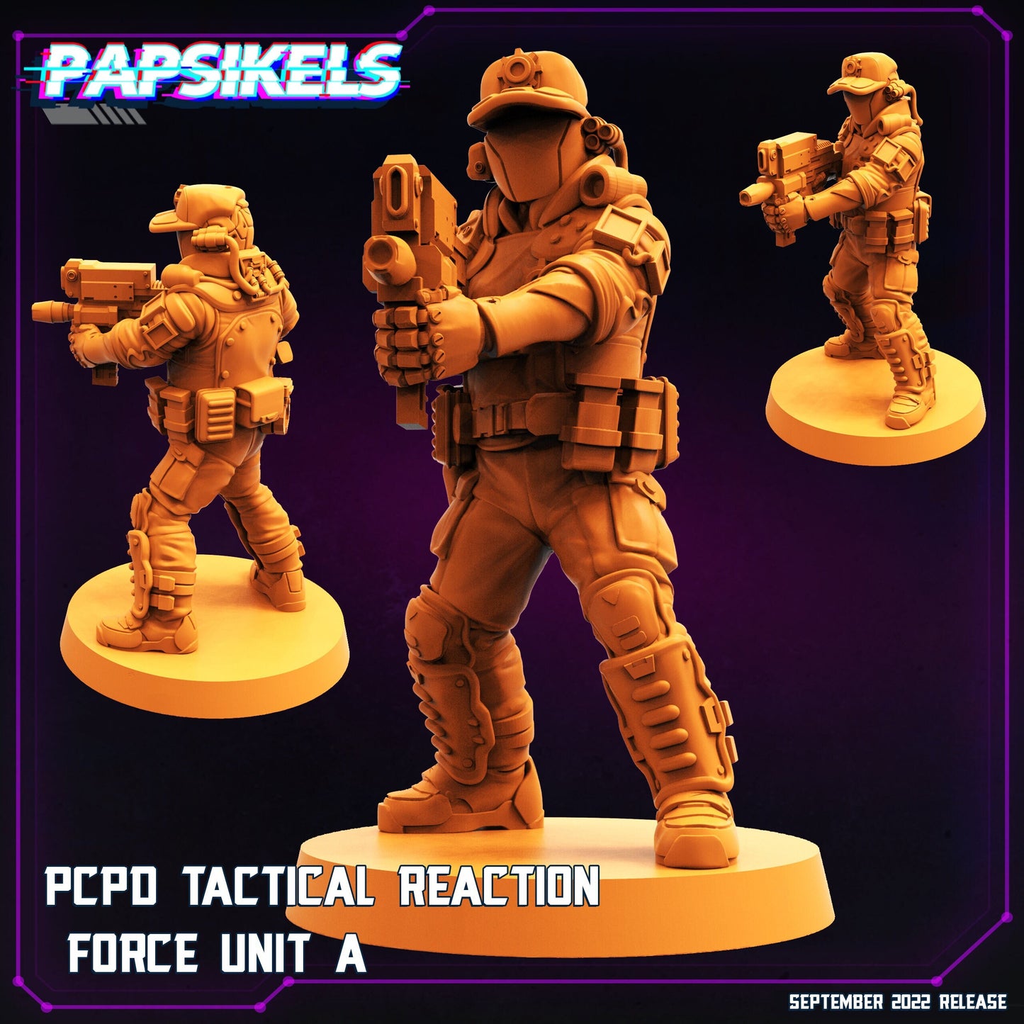 PCPD Tactical Reaction Force Unit (sculpted by Papsikels)