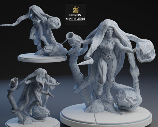 Medusa Fan Art 40mm Miniature (Sculpted by Legion Miniatures) (Crisis Protocol Proxy/Alternative)