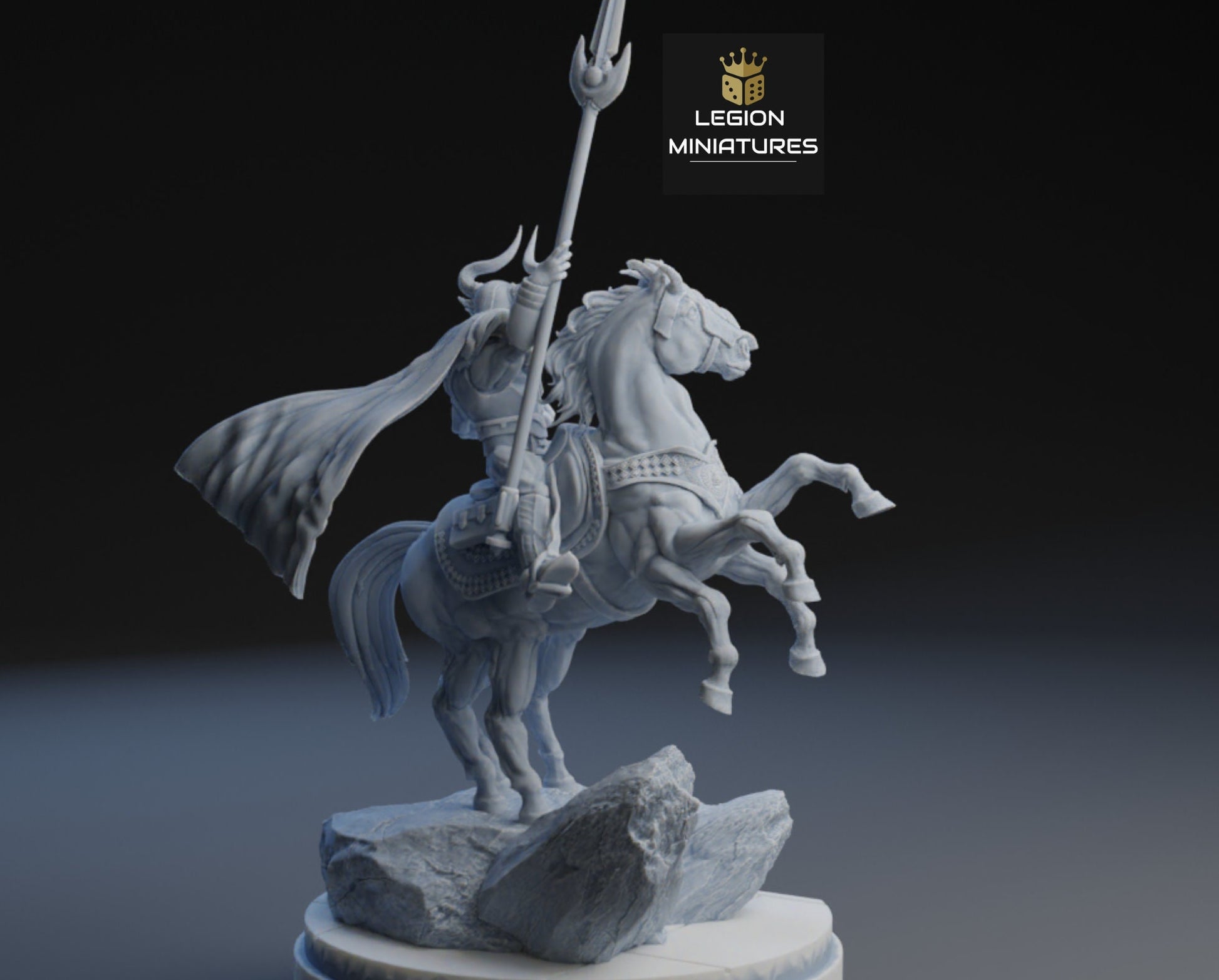 Odin - Fan Art 40mm Miniature (Sculpted by Legion Miniatures) (Crisis Protocol Proxy/Alternative)