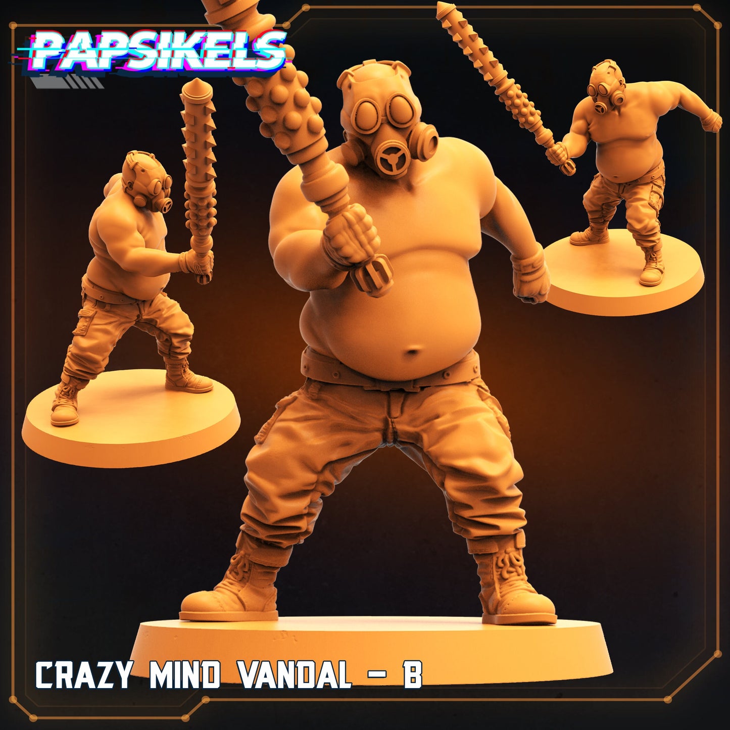 Crazy Mind Vandals Gang (sculpted by Papsikels)