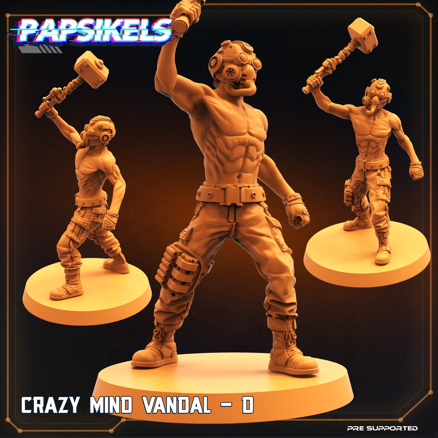 Crazy Mind Vandals Gang (sculpted by Papsikels)