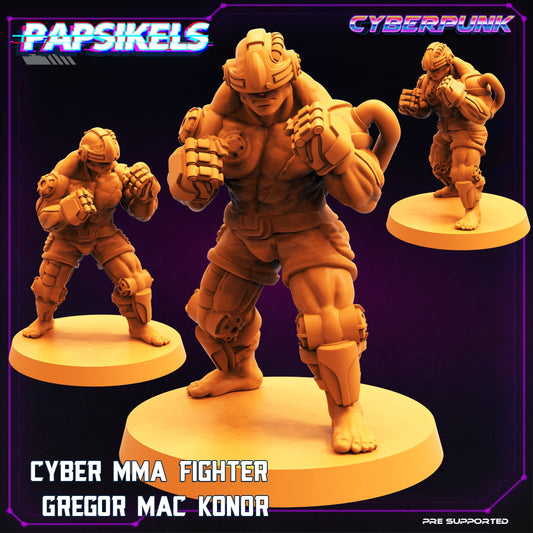 Cyber MMA Fighter - Gregor Mac Konor (sculpted by Papsikels)