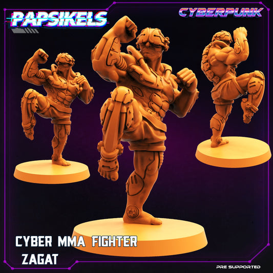 Cyber MMA Fighter - Zagat (sculpted by Papsikels)