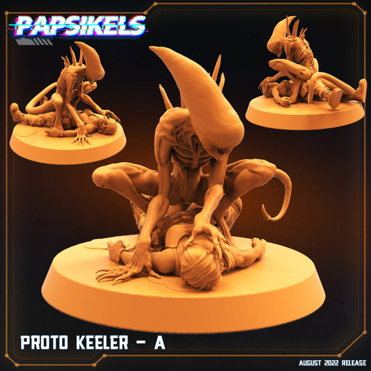 Proto Keeler A (1) Xenomorph Fan Art (sculpted by Papsikels)