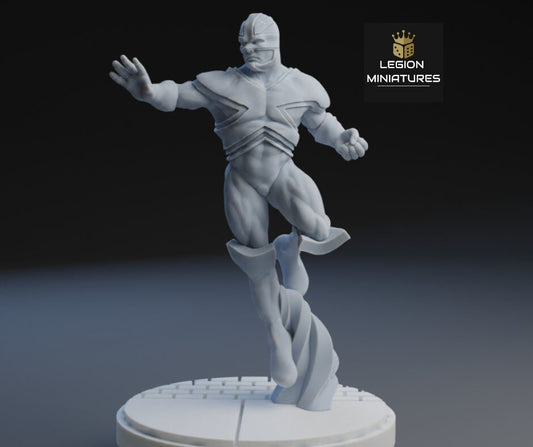 Captain Britain Fan-Art 40mm Miniature (Sculpted by Legion Miniatures) (Crisis Protocol Proxy/Alternative)