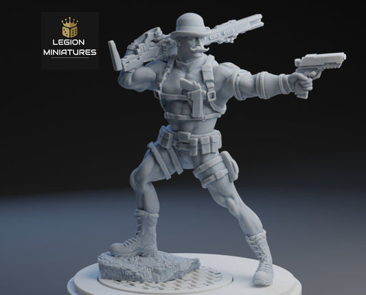 Dugan Fan-Art 40mm Miniature (Sculpted by Legion Miniatures) (Crisis Protocol Proxy/Alternative)