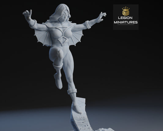 Spider-Woman Fan-Art 40mm Miniature (Sculpted by Legion Miniatures) (Crisis Protocol Proxy/Alternative)