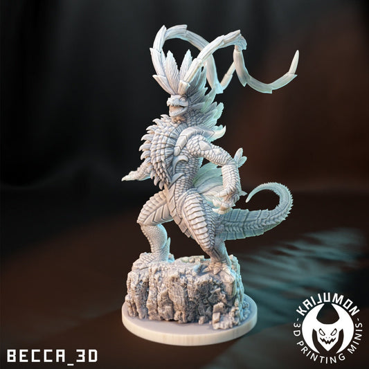 Past Lizard (sculpted by Kaijumon)