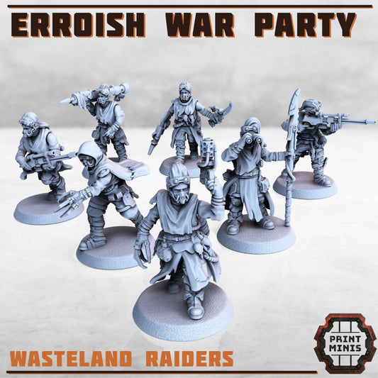Erroish War Party (modular) x7 (by Print Minis)