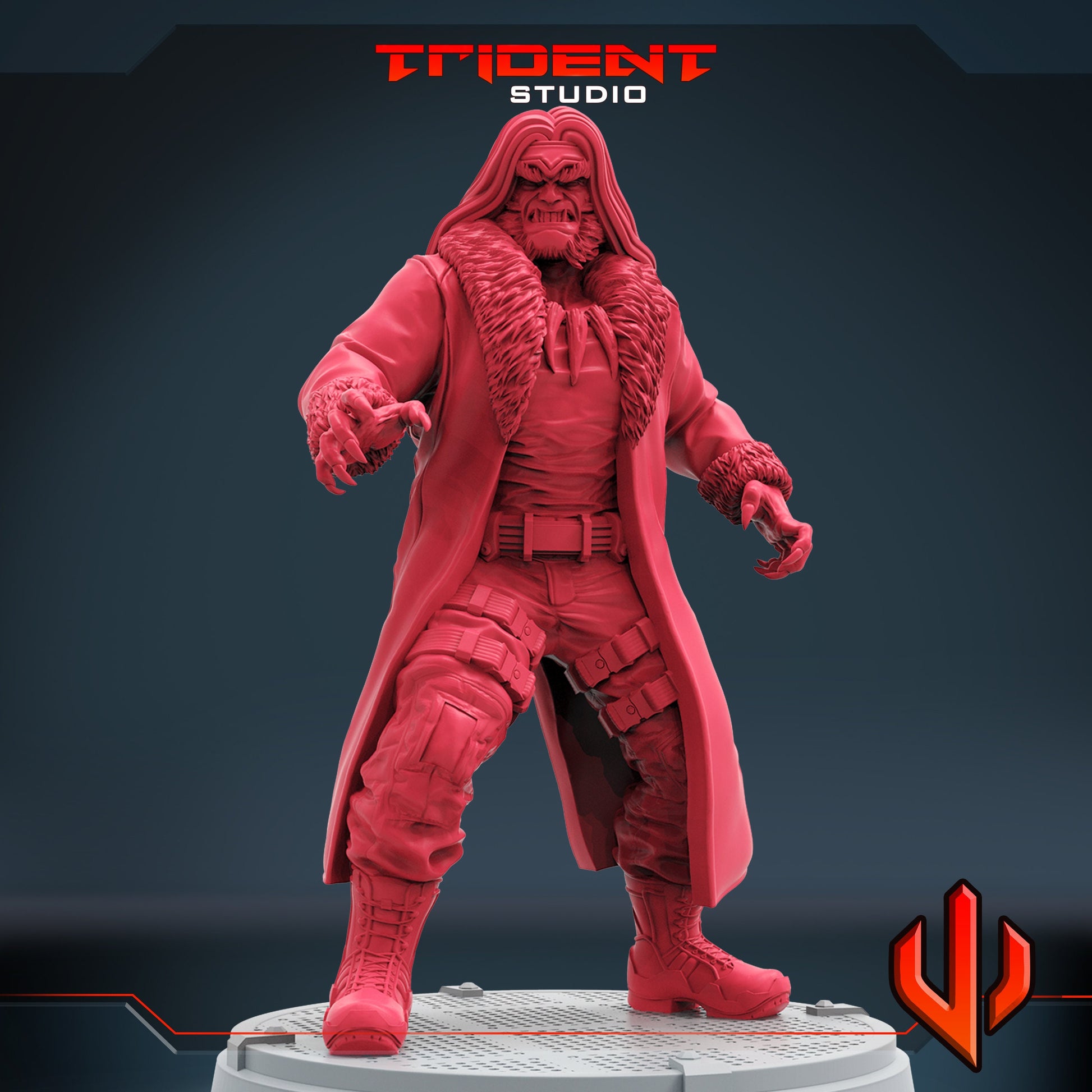 Sabretooth (Fan art sculpted by Trident Studio) (Crisis Protocol Proxy/Alternative)