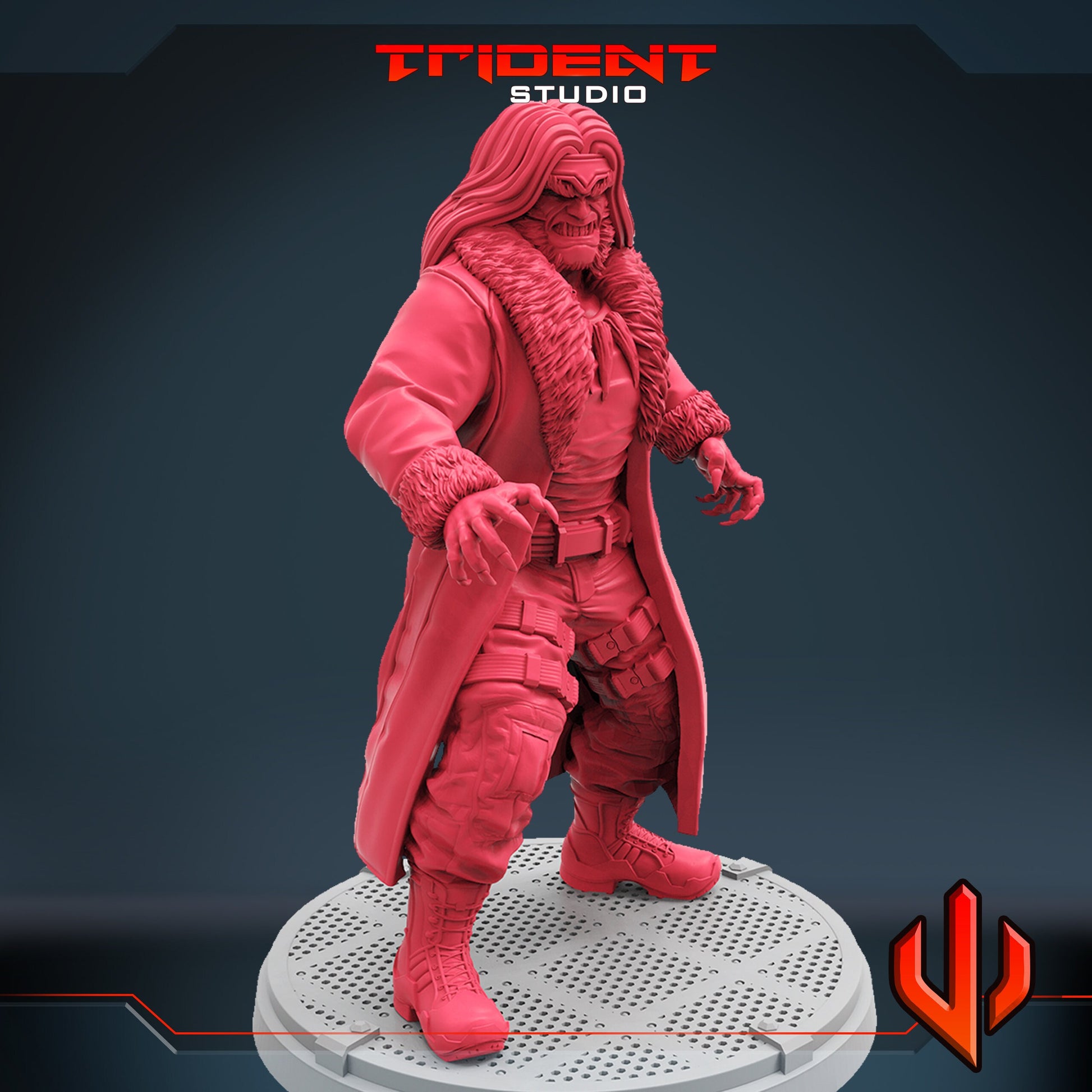 Sabretooth (Fan art sculpted by Trident Studio) (Crisis Protocol Proxy/Alternative)