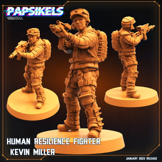 Human Resilience Fighter - Kevin Miller (sculpted by Papsikels)