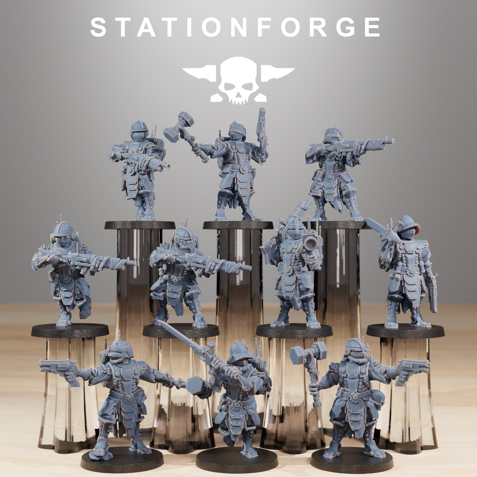 Scavenger Frontliners Infantry - set of 10 (sculpted by Stationforge)