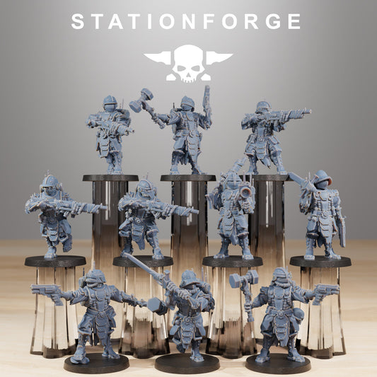 Scavenger Frontliners Infantry - set of 10 (sculpted by Stationforge)