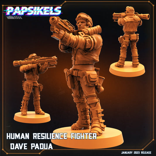 Human Resilience Fighter - Dave Padua (sculpted by Papsikels)