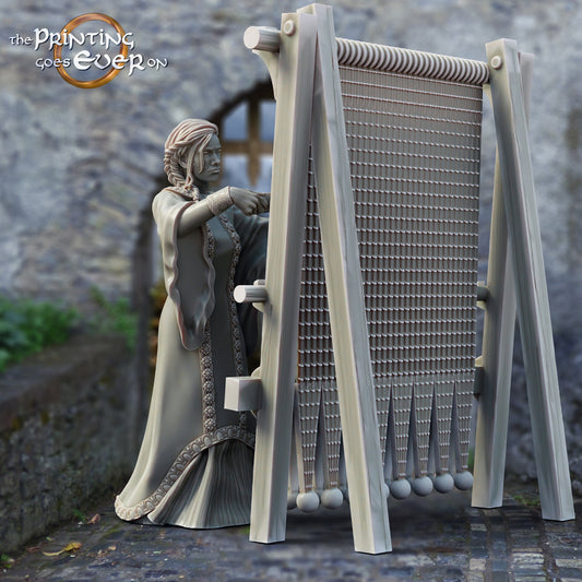 Gonthan Citizen - Weaver & Loom (sculpted by Print Goes Ever On)