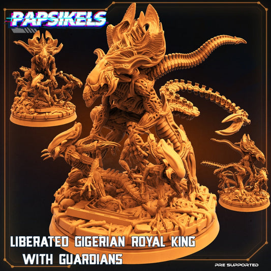 Liberated Gigerian Royal King - Xenomoprh fan art (sculpted by Papsikels)