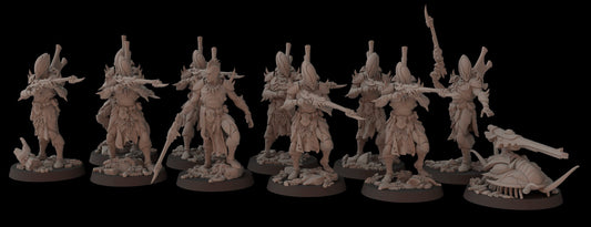 Aeterni Primeval Troops - set of 11 (Sculpted by Fantasy Cult Miniatures)