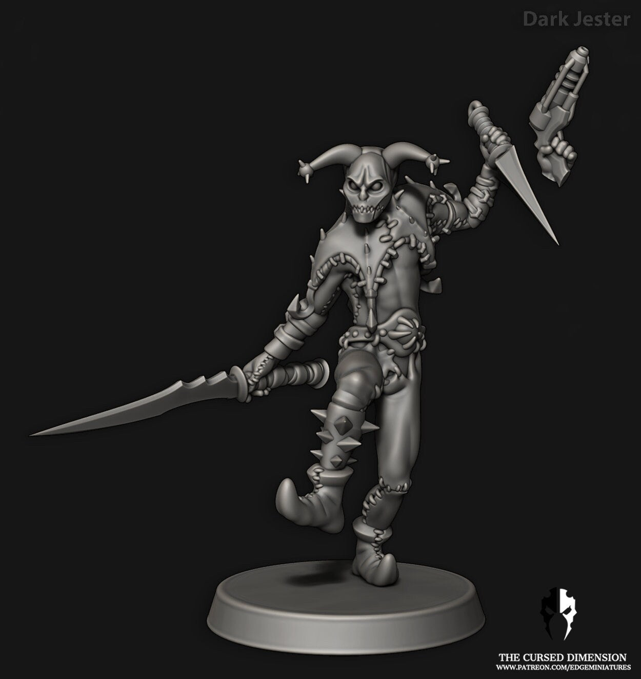 Dark Jester - Cursed Elves (Sculpted by Edge Miniatures)
