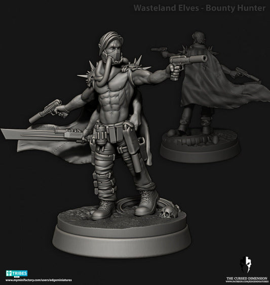 Bounty Hunter - Wasteland Elves (Sculpted by Edge Miniatures)