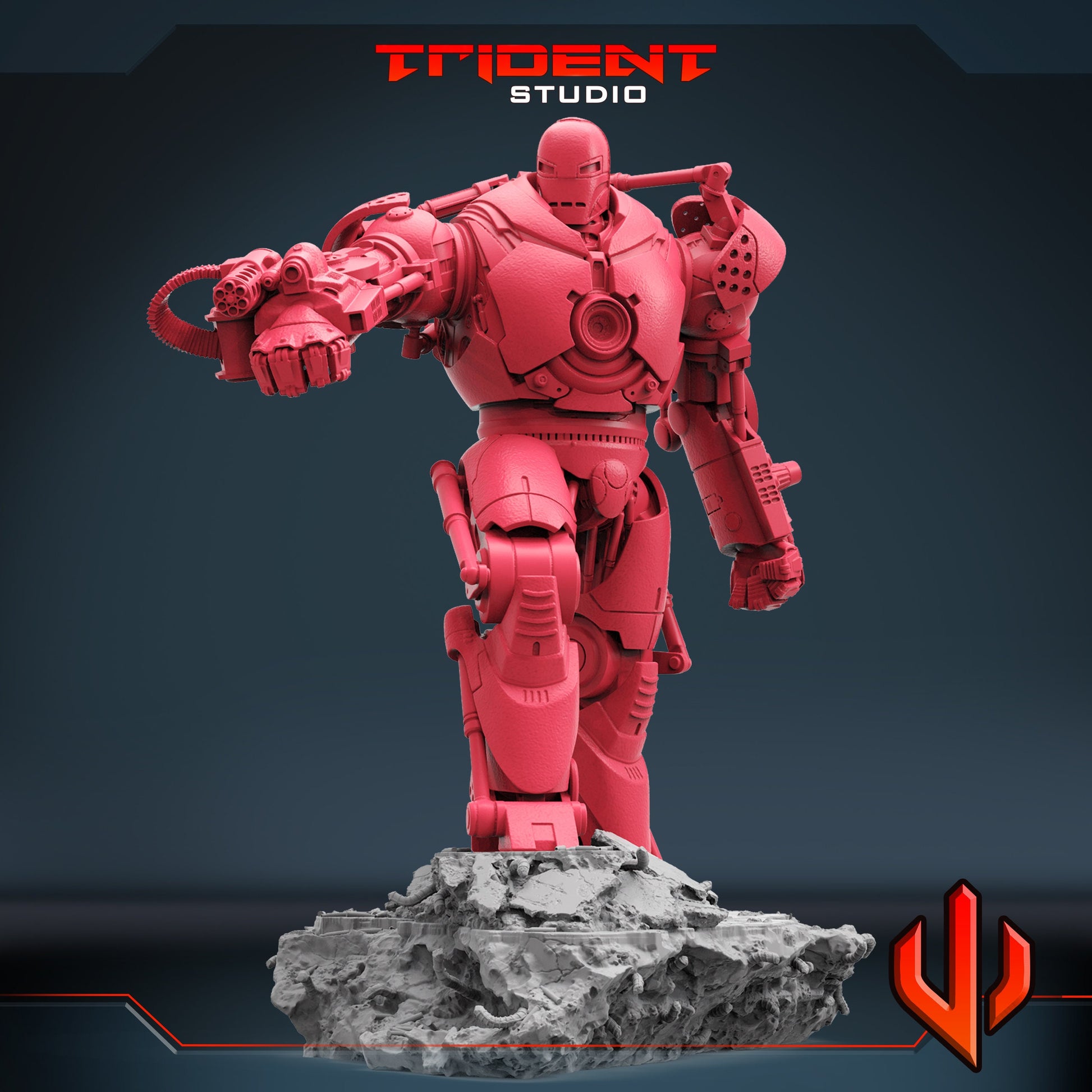 Ironmonger (Fan art sculpted by Trident Studio) (Crisis Protocol Proxy/Alternative)