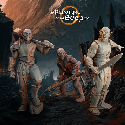 Assault Orc Siege Crew - Forces of Evil - Vol. 2(sculpted by Print Goes Ever On)