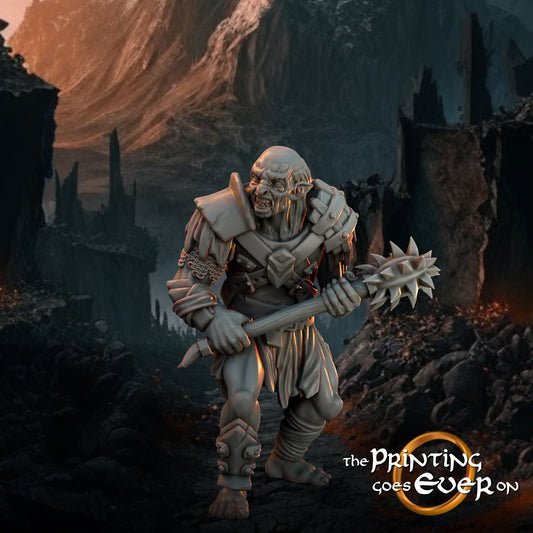 Assault Orc Lieutenant - Forces of Evil - Vol. 1(sculpted by Print Goes Ever On)