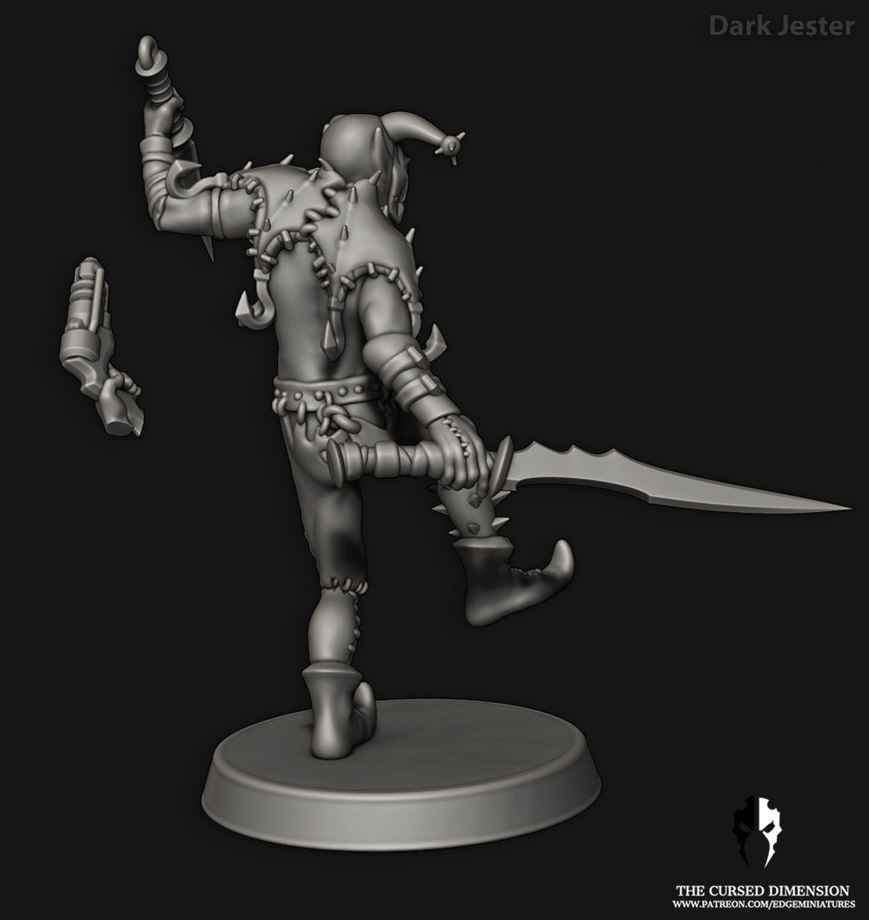 Dark Jester - Cursed Elves (Sculpted by Edge Miniatures)