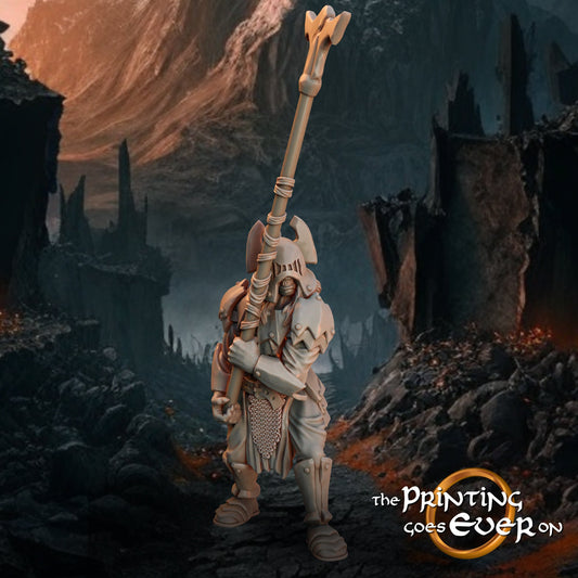 Assault Orc Spearman C - Forces of Evil - Vol. 2(sculpted by Print Goes Ever On)