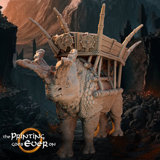 Horned Beast of Groz C - Forces of Evil - Vol. 2(sculpted by Print Goes Ever On)