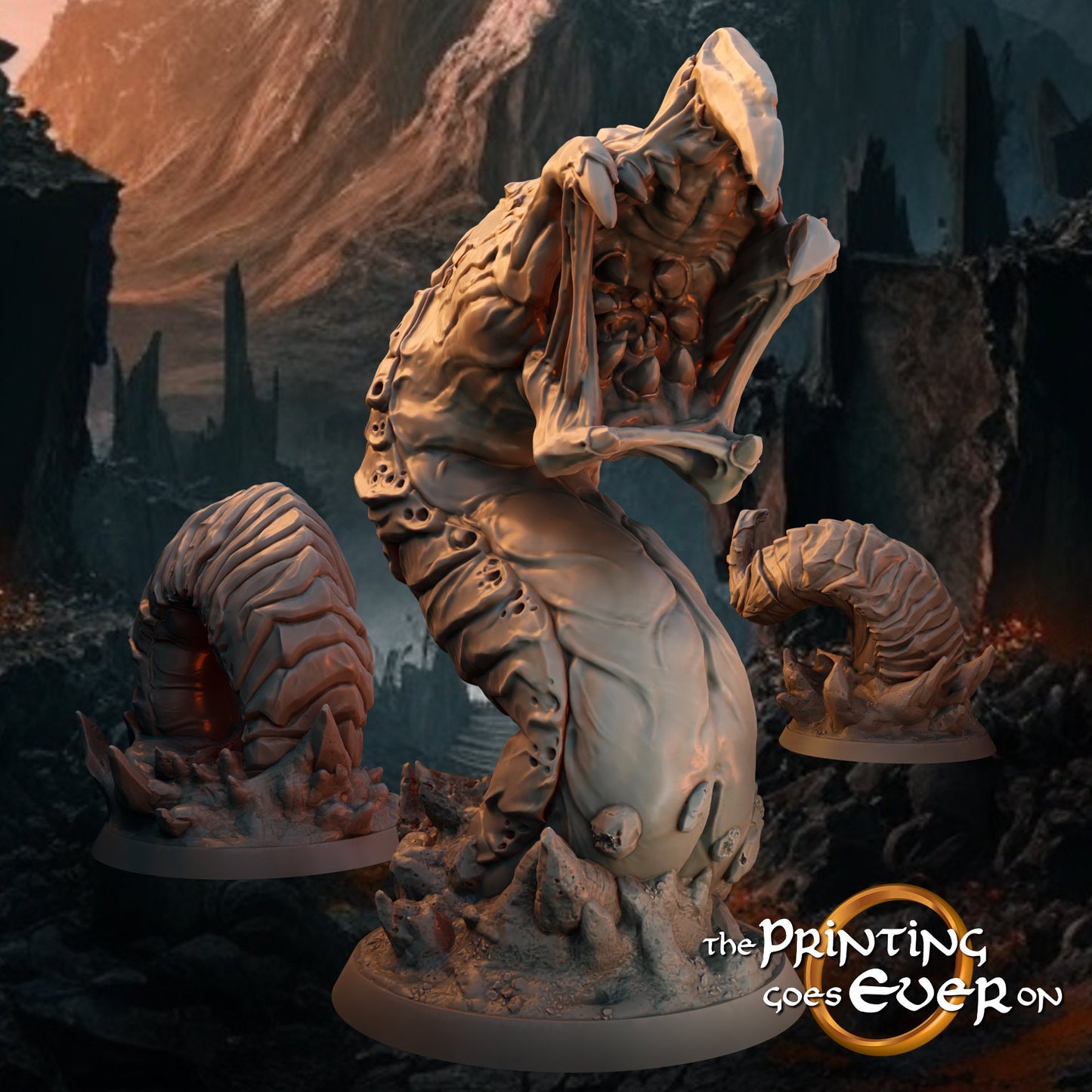 Giant Wyrm - Forces of Evil - Vol. 1(sculpted by Print Goes Ever On)