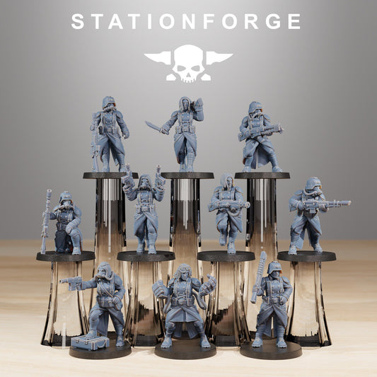 Grim Guard - Sisters of War - set of 10 (sculpted by Stationforge)