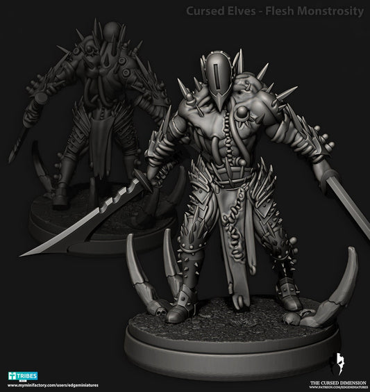 Flesh Monstrosity 03 - Cursed Elves (Sculpted by Edge Miniatures)