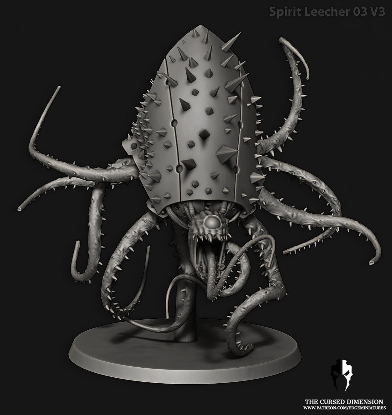 Spirit Leecher 03 v3 - Cursed Elves (Sculpted by Edge Miniatures)