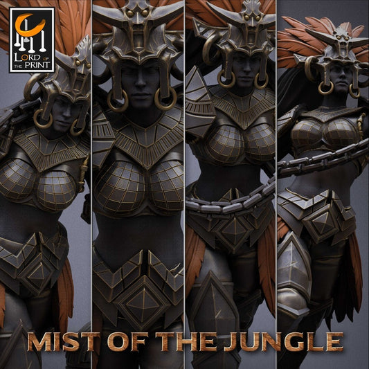 Heavy Amazon Great Chain set - 4 poses (sculpted by Lord Of The Print)