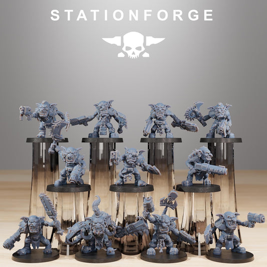 Goblin Berserkers - set of 11 (sculpted by Stationforge)
