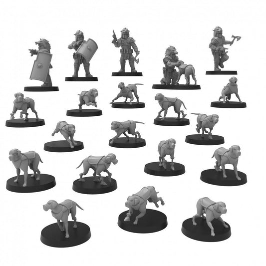 Roman Warhounds (20) (sculpted by That Evil One)