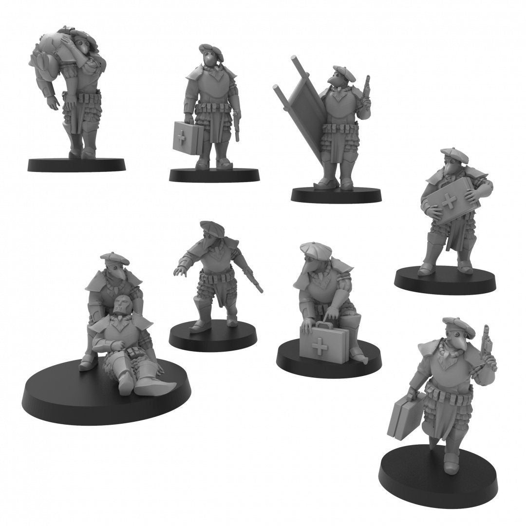 House Excess Medics (8) (sculpted by That Evil One)