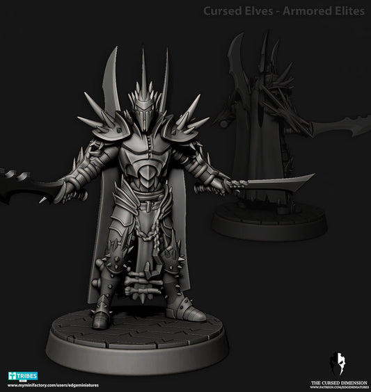 Armoured Elites - Cursed Elves - Set of 5 (Sculpted by Edge Miniatures)