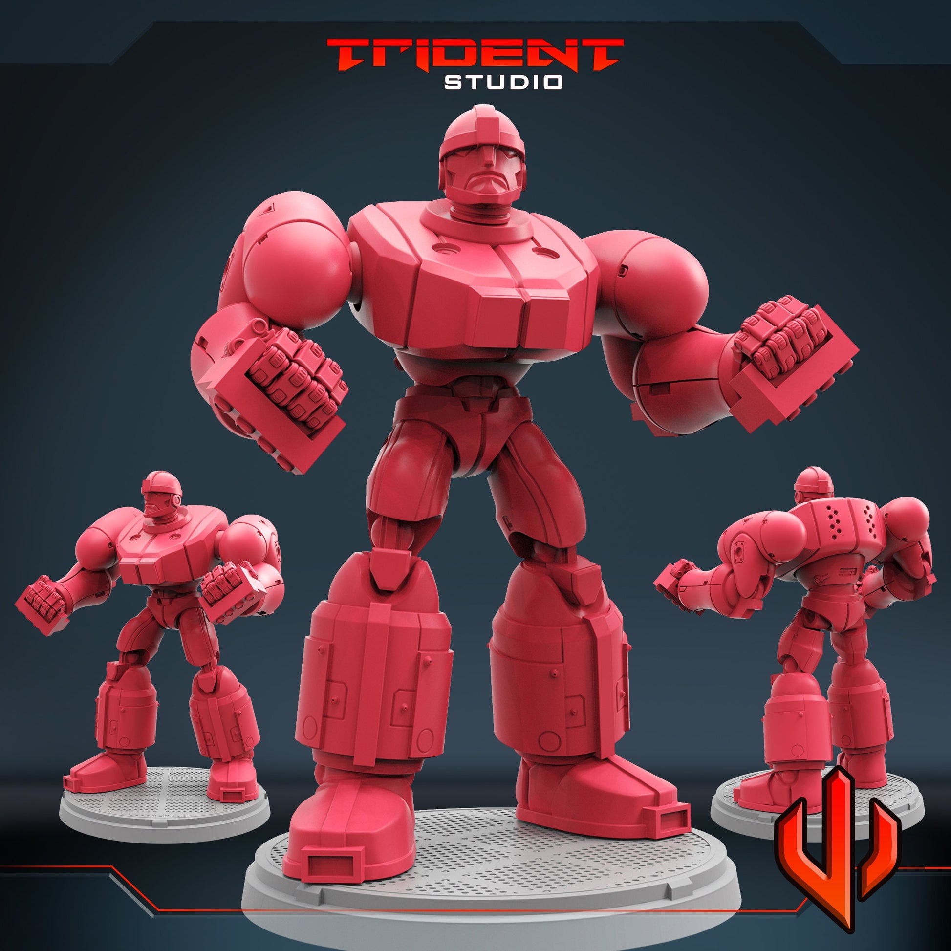 Sentinel - MvC B (Fan art sculpted by Trident Studio) (Crisis Protocol Proxy/Alternative)