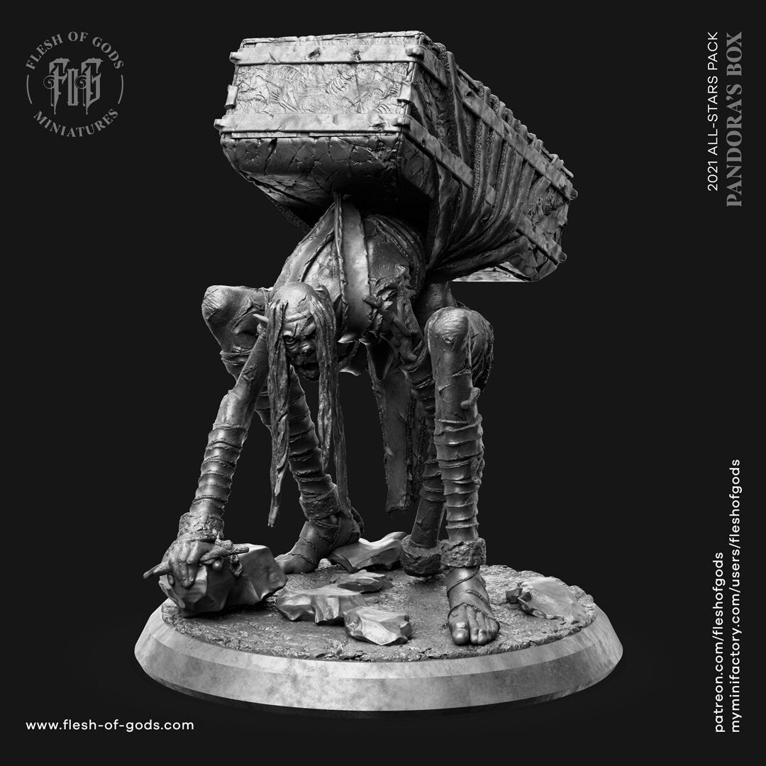 Pandora (sculpted by Flesh of Gods miniatures)