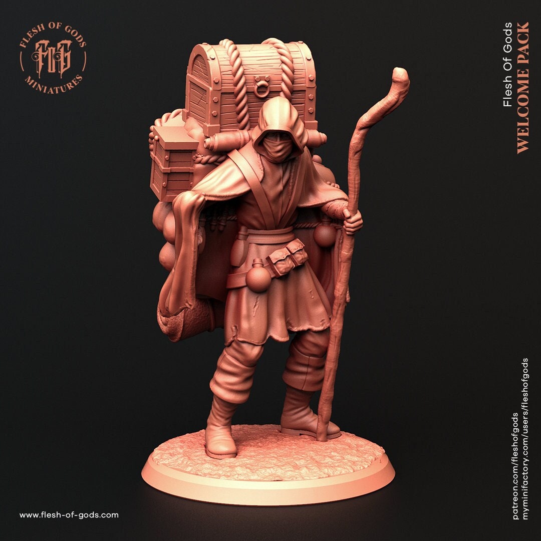 Dark Merchant (sculpted by Flesh of Gods miniatures)