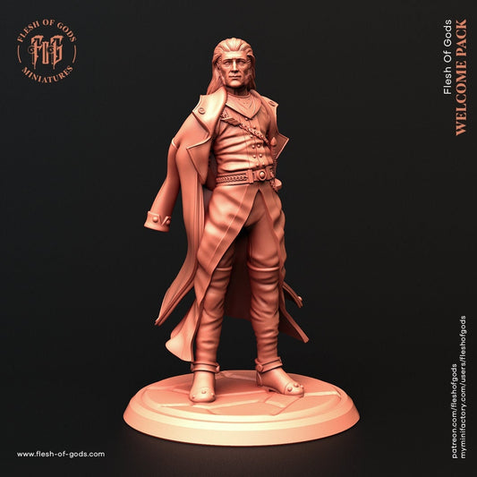 Gandhill the Guildmaster (sculpted by Flesh of Gods miniatures)