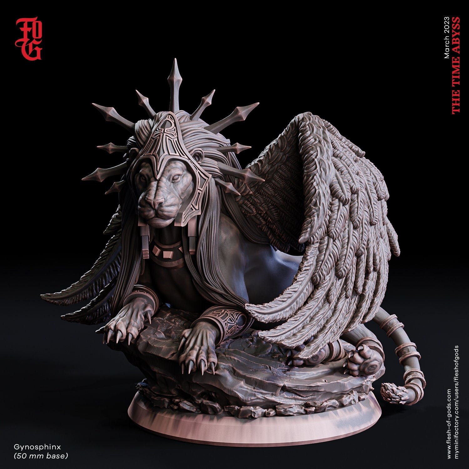 Gynosphinx - The Time Abyss (sculpted by Flesh of Gods miniatures)