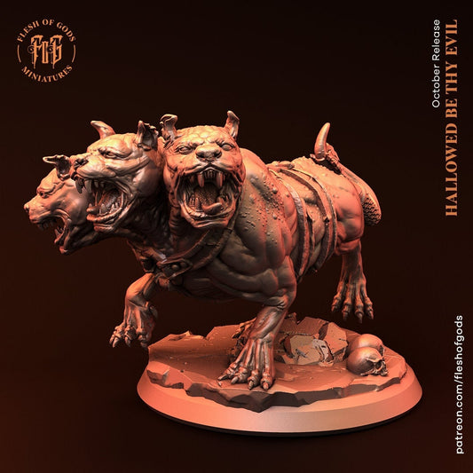 Cerberus - Hallowed Be Thy Evil (sculpted by Flesh of Gods miniatures)