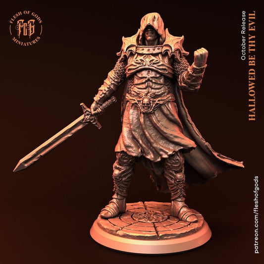 Fallen Paladin - Hallowed Be Thy Evil (sculpted by Flesh of Gods miniatures)