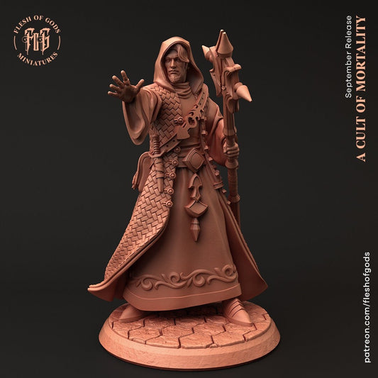 Sorcerer - Cult of Mortality (sculpted by Flesh of Gods miniatures)
